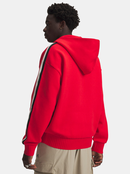 Under Armour Herren-Sweatshirt Under Armour UA Icon Heavy Rib FZ-RED