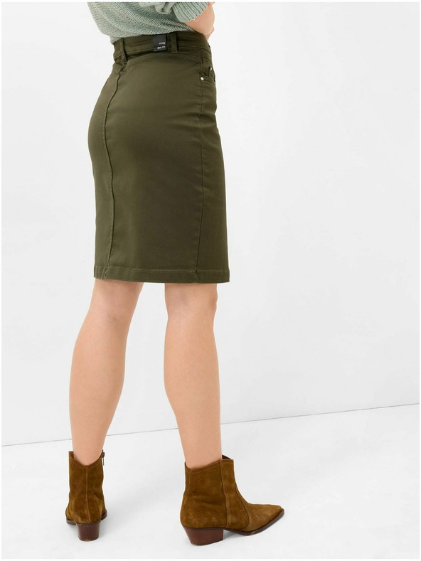 Orsay Khaki kurzer Bleistiftrock von ORSAY