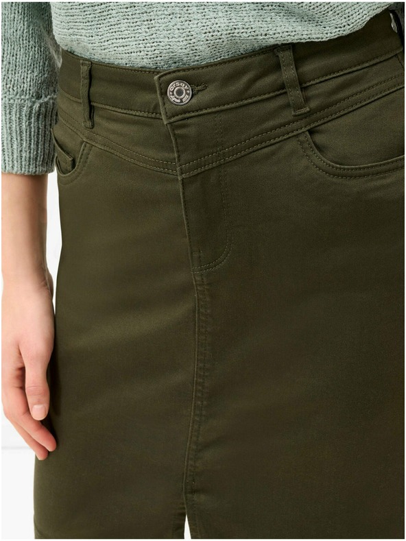 Orsay Khaki kurzer Bleistiftrock von ORSAY