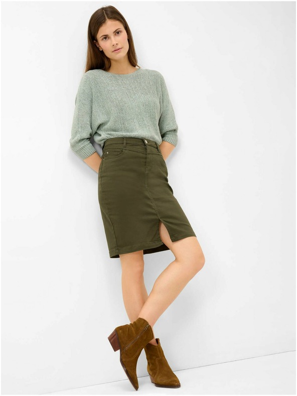 Orsay Khaki kurzer Bleistiftrock von ORSAY