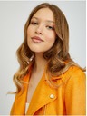 Orsay Orangefarbene Damen Wildlederjacke ORSAY