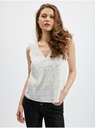 Orsay Weißes Damen-Spitzen-Top ORSAY