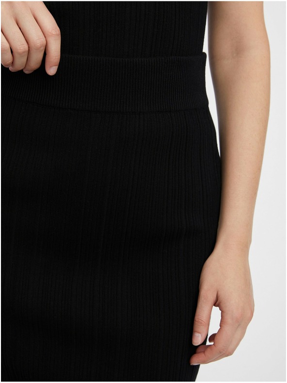 Orsay Schwarzer Damen-Pullover-Rock ORSAY