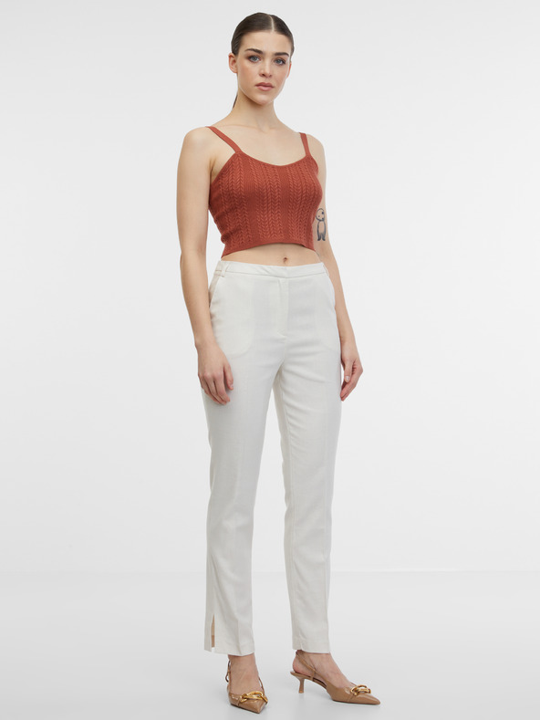 Orsay Beigefarbene Damenhose ORSAY