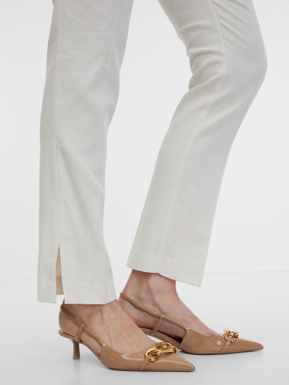 Orsay Beigefarbene Damenhose ORSAY