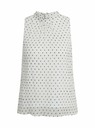 Orsay Weiße Damen-Polka-Dot-Bluse ORSAY