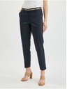 Orsay Dunkelblaue Damen-Chinohose mit Gürtel ORSAY
