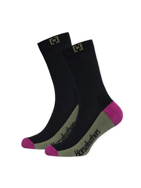 Horsefeathers Socken Dea Crew - black