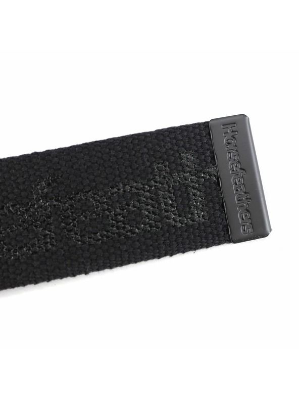 Horsefeathers Gürtel Idol - komplett schwarz