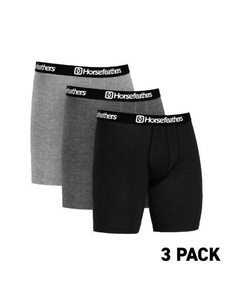 Horsefeathers Boxershorts Dynasty Long 3Pack - sortiert