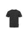 Horsefeathers T-Shirt Alpha - black stripes