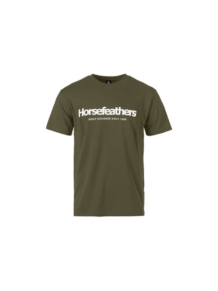 Horsefeathers T-Shirt Quarter - burnt olive