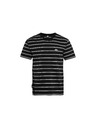 Horsefeathers T-Shirt Agent - black stripes