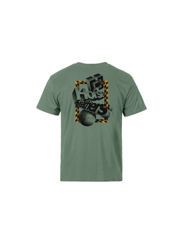 Horsefeathers T-Shirt Blocks - iceberg green