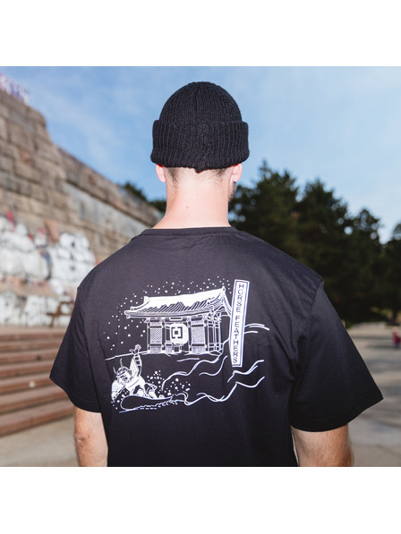Horsefeathers T-Shirt Asakusa - black