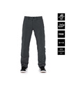Horsefeathers Wasserabweisende Stretch-Hose Reverb Loose - gray