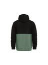Horsefeathers Hoodie Fulton - black/iceberg green