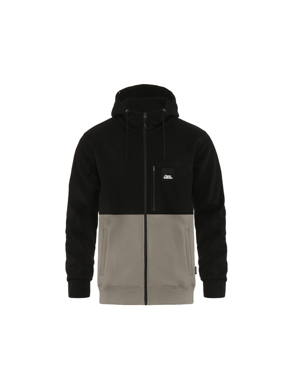 Horsefeathers Hoodie Vick - black/taupe