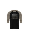 Horsefeathers T-Shirt Rollin Raglan - black/taupe