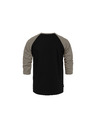 Horsefeathers T-Shirt Rollin Raglan - black/taupe