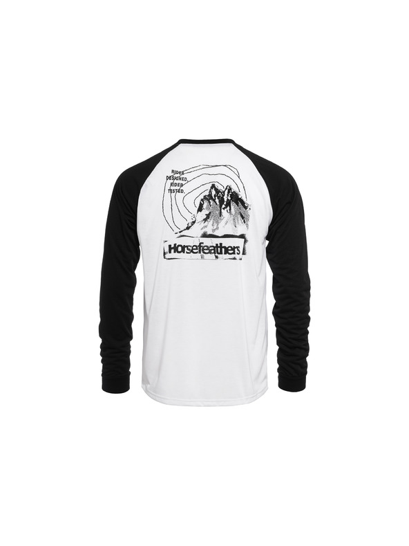 Horsefeathers Langarmshirt Shank - white