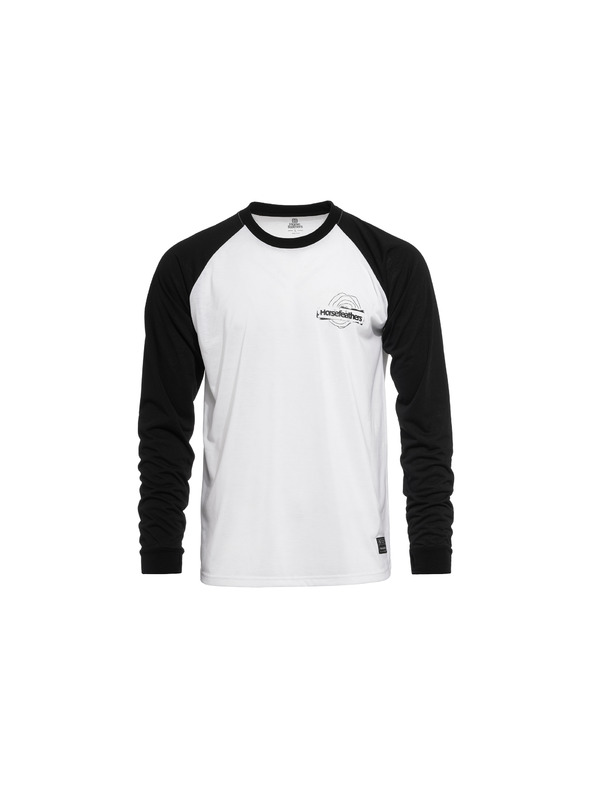 Horsefeathers Langarmshirt Shank - white