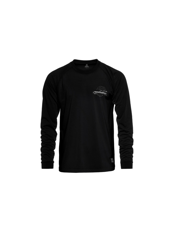 Horsefeathers Langarmshirt Shank - black