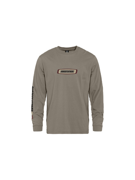 Horsefeathers Langarmshirt Raceway - taupe