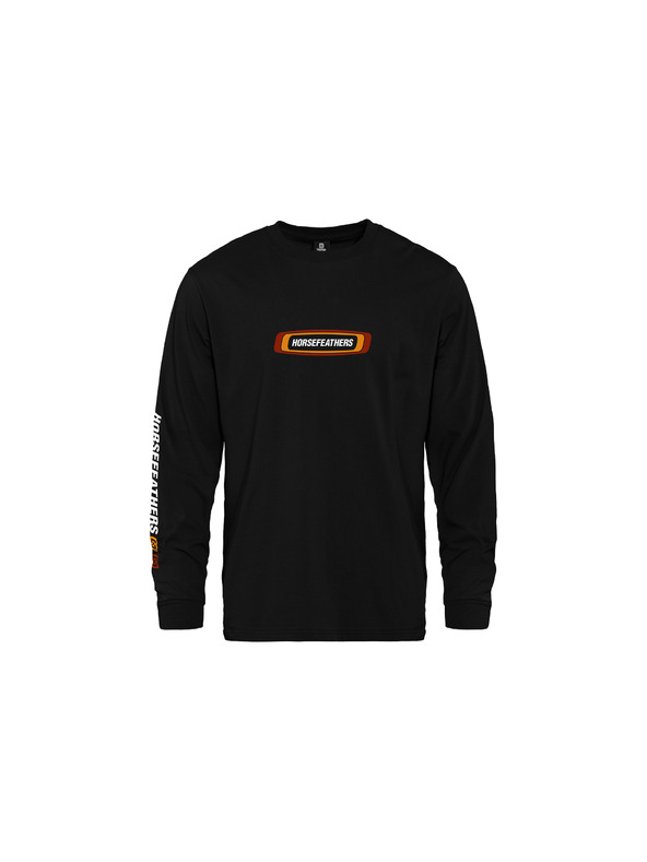 Horsefeathers Langarmshirt Raceway - black