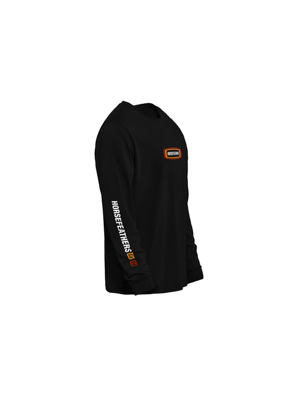 Horsefeathers Langarmshirt Raceway - black