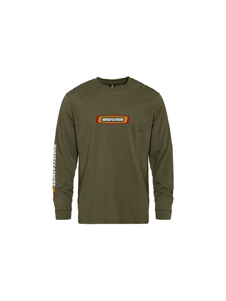 Horsefeathers Langarmshirt Raceway - burnt olive