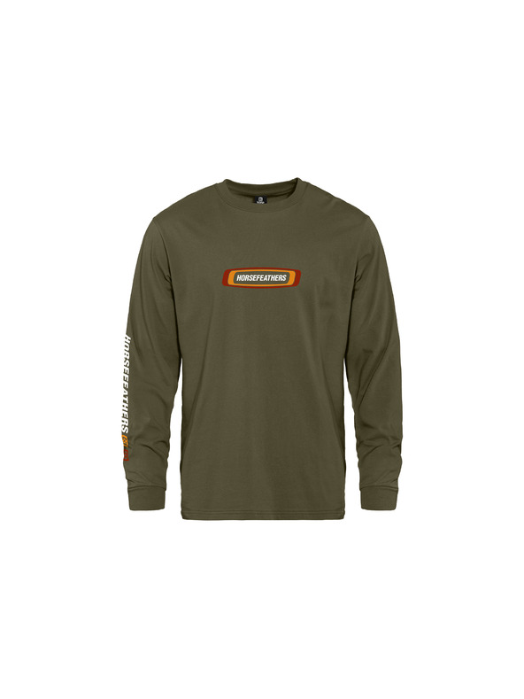 Horsefeathers Langarmshirt Raceway - burnt olive