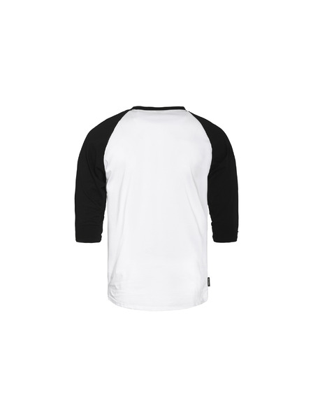 Horsefeathers T-Shirt Rollin Raglan - white/black