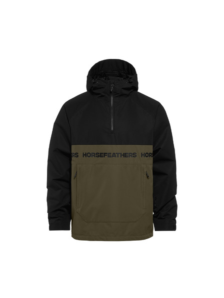 Horsefeathers Jacke Gordie - schwarz/olivnachtgrün