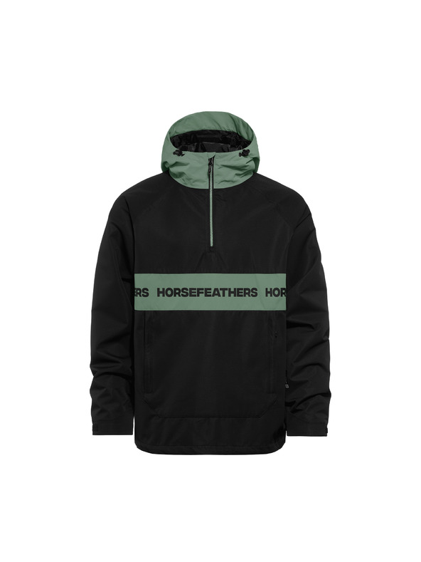 Horsefeathers Jacke Gordie - schwarz/iceberg green