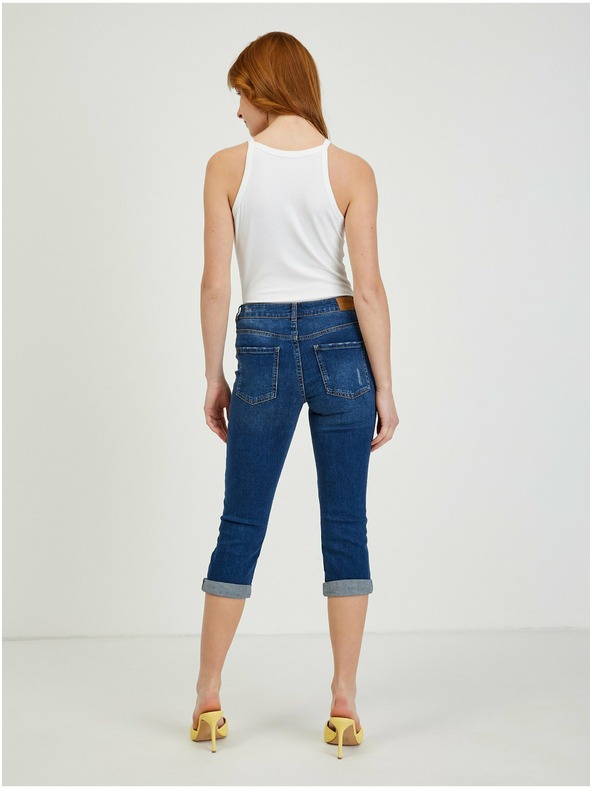 Orsay Dunkelblau Cropped Slim-Fit Jeans für Damen von ORSAY
