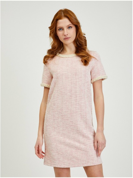 Orsay Hellrosa Tweed-Kleid für Damen von ORSAY