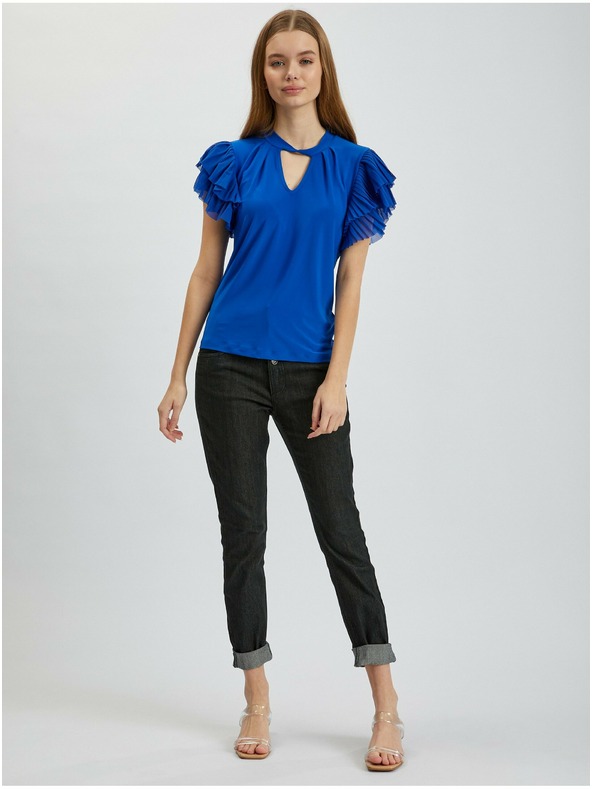 Orsay Blaue Damenbluse ORSAY