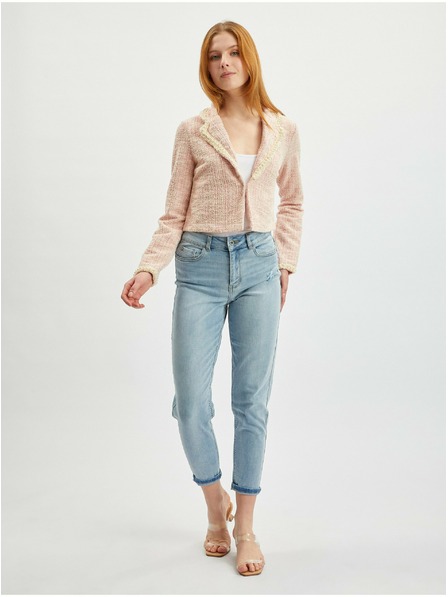 Orsay Hellrosa Damen-Tweedjacke ORSAY