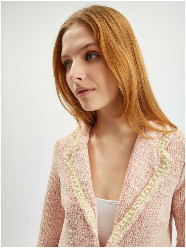 Orsay Hellrosa Damen-Tweedjacke ORSAY