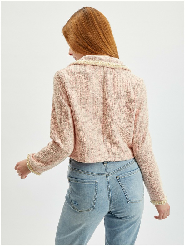 Orsay Hellrosa Damen-Tweedjacke ORSAY