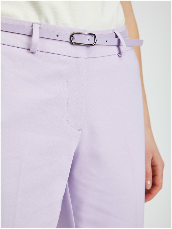 Orsay Hellviolette Damenhose mit Gürtel ORSAY