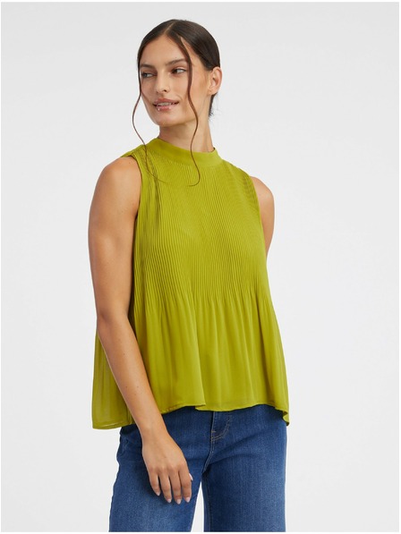 Orsay Grüne Damen-Rippenbluse ORSAY