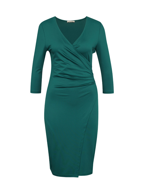 Orsay Grünes knielanges Damenkleid ORSAY