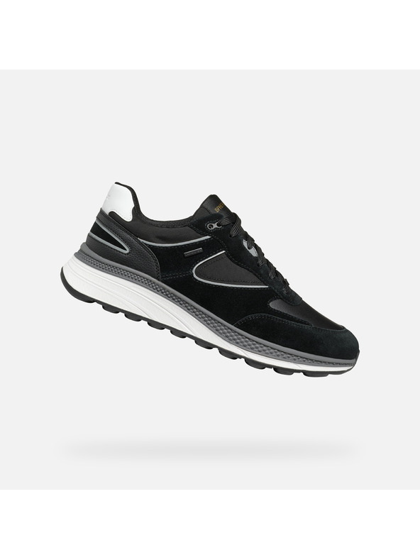 Geox Schwarze Herren-Turnschuhe Geox Spherica Actif X1