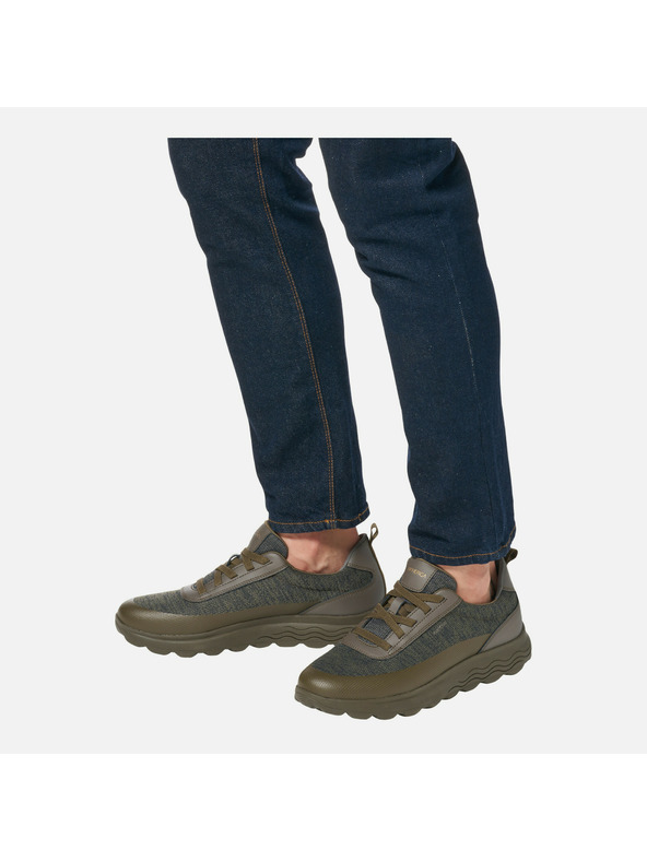 Geox Khaki Herren Geox Spherica Turnschuhe
