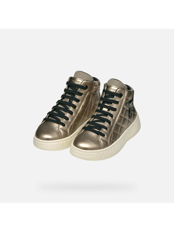 Geox Schwarze Mädchen-Sneaker Geox Mikiroshi