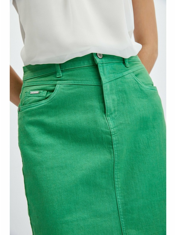 Orsay Grüner Damen-Jeansrock ORSAY