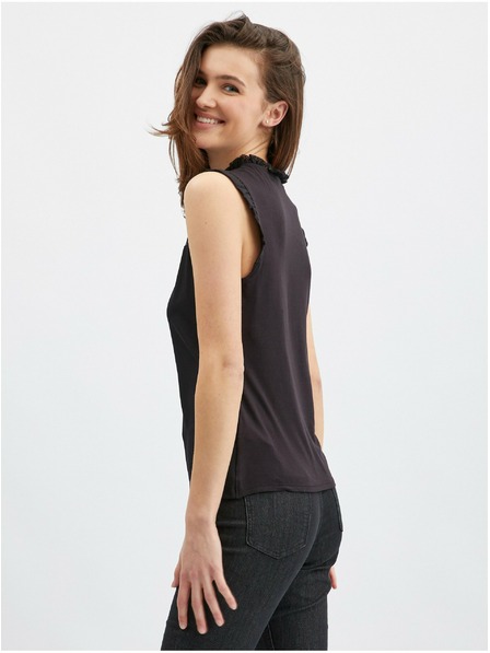 Orsay Schwarze Damenbluse mit Spitzendetail von ORSAY