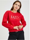Orsay Rotes lockeres Damen Sweatshirt ORSAY
